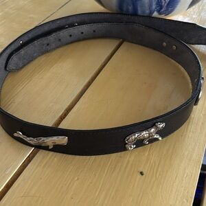 Brighton Black and Silver Women's Belt